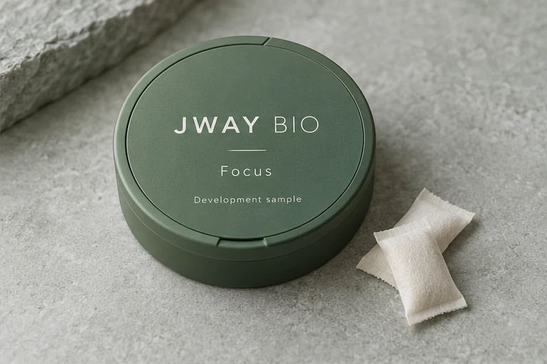 JWAY BIO Focus packaging development concept